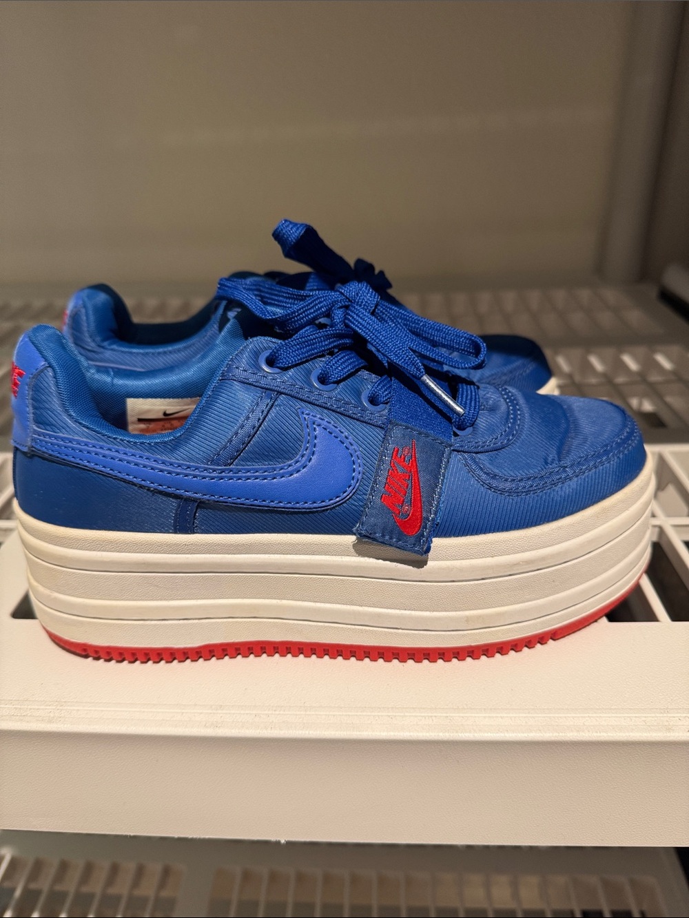 Nike Vandal platform women’s sneaker Royal Blue Platform AO2868-400 Sz 7